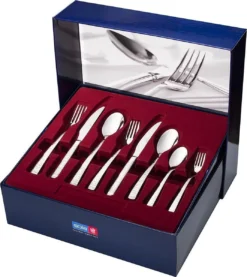 Sola Bestekset Bali - Modern - 9 Persoons - 90 Delig - Zilverwit Edelstaal 18/10 - RVS - Zilver 7 Sola Bestekset Bali - Modern - 9 Persoons - 90 Delig - Zilverwit Edelstaal 18/10 - RVS - Zilver -Sola Winkel 1070x1200 3