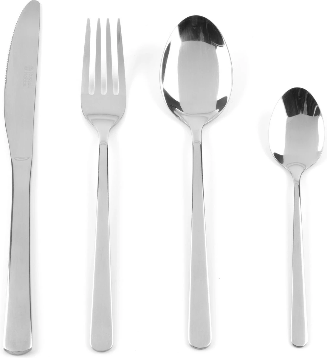 Russell Hobbs Bestekset - 24-delig - Gepolijst Roestvrijstaal - Vaatwasserbestendig - 6 Persoons 1 Russell Hobbs Bestekset - 24-delig - Gepolijst Roestvrijstaal - Vaatwasserbestendig - 6 Persoons