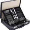 Swiss Home | Bestekset - 12 Persoons - 72-delig - Luxe Opbergkoffer - 18/10 | Limited Edition Set + Luxe Koffer