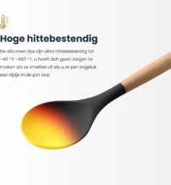 Hescom Siliconen Gesloten Opscheplepel Met Anti-aanbaklaag - Keukengerei Met Ergonomisch Design - Hittebestendige Serveerlepel - Vaatwasservriendelijk -Sola Winkel 1104x1200 1