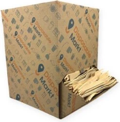 750 Stuks Houten Vork In Dispenser Box - Houten Bestek - Vorken - Bio Vorken - Hout In Dispenserdoos - Dispenser Doos Bestek - Karton Dispenser - Papier Dispenser Box Met Bestek - Cutlery - Biologisch Afbreekbaar - Milieuvriendelijk - FSC - Wegwerp 7 750 Stuks Houten Vork In Dispenser Box - Houten Bestek - Vorken - Bio Vorken - Hout In Dispenserdoos - Dispenser Doos Bestek - Karton Dispenser - Papier Dispenser Box Met Bestek - Cutlery - Biologisch Afbreekbaar - Milieuvriendelijk - FSC - Wegwerp -Sola Winkel 1179x1200 2