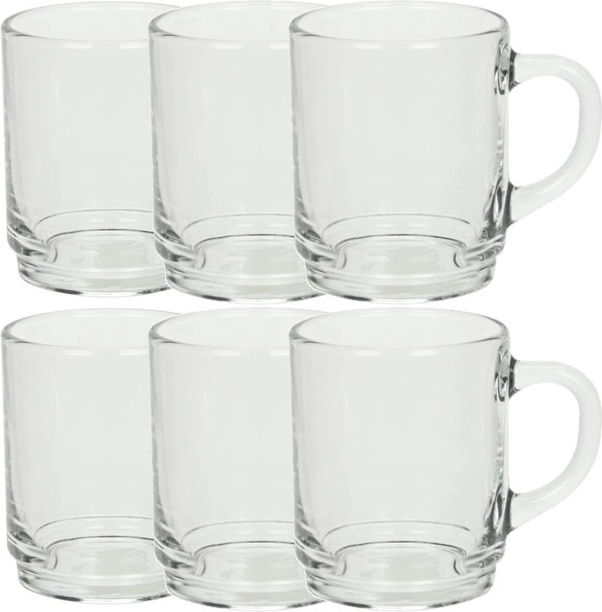 Arcoroc Set Van 6x Stuks Theeglazen 250 Ml Van Glas Stapelbaar - Koffieglazen - Thee Glazen 2 Arcoroc Set Van 6x Stuks Theeglazen 250 Ml Van Glas Stapelbaar - Koffieglazen - Thee Glazen - Afbeelding 2