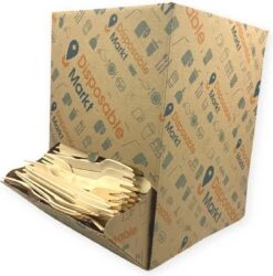 750 Stuks Houten Vork In Dispenser Box - Houten Bestek - Vorken - Bio Vorken - Hout In Dispenserdoos - Dispenser Doos Bestek - Karton Dispenser - Papier Dispenser Box Met Bestek - Cutlery - Biologisch Afbreekbaar - Milieuvriendelijk - FSC - Wegwerp 8 750 Stuks Houten Vork In Dispenser Box - Houten Bestek - Vorken - Bio Vorken - Hout In Dispenserdoos - Dispenser Doos Bestek - Karton Dispenser - Papier Dispenser Box Met Bestek - Cutlery - Biologisch Afbreekbaar - Milieuvriendelijk - FSC - Wegwerp -Sola Winkel 1185x1200 2
