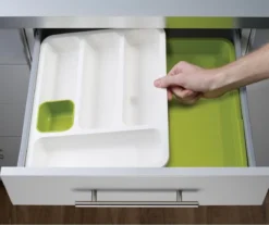 Joseph Joseph Uitschuifbare Bestekbak - Grijs - Sorteervakken & Verstelbaar & Uitschuifbaar 8 Joseph Joseph Uitschuifbare Bestekbak - Grijs - Sorteervakken & Verstelbaar & Uitschuifbaar -Sola Winkel 1200x1005 2