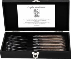 Laguiole Style De Vie Vorken Luxury Line - 6-delig - Olijfhout 24 Laguiole Style De Vie Vorken Luxury Line - 6-delig - Olijfhout -Sola Winkel 1200x1007