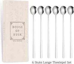 House Of Husk Latte Macchiato Lepels Set - Lange Theelepels - Koffielepels - Longdrinklepels - Sorbetlepels - Barlepel - RVS - 6 Stuks - 20CM - Zilver 15 House Of Husk Latte Macchiato Lepels Set - Lange Theelepels - Koffielepels - Longdrinklepels - Sorbetlepels - Barlepel - RVS - 6 Stuks - 20CM - Zilver -Sola Winkel 1200x1030 2
