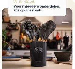 Hescom Siliconen Gesloten Opscheplepel Met Anti-aanbaklaag - Keukengerei Met Ergonomisch Design - Hittebestendige Serveerlepel - Vaatwasservriendelijk -Sola Winkel 1200x1111 1