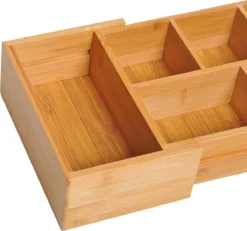 Verstelbare Lade Organizer - Voor Bestek/Keuken/Bureau/Make-Up/Accessoires – Uitschuifbare Lade Inzet Verdeler - Opbergbak Doos - Verstelbaar In 5 Of 7 Compartimenten - Duurzaam Bamboe Hout 14 Verstelbare Lade Organizer - Voor Bestek/Keuken/Bureau/Make-Up/Accessoires – Uitschuifbare Lade Inzet Verdeler - Opbergbak Doos - Verstelbaar In 5 Of 7 Compartimenten - Duurzaam Bamboe Hout -Sola Winkel 1200x1121 1