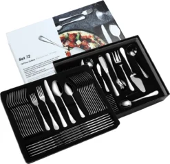 Bestekset Zilverkleurig - 72-delig - 12 Personen - Complete Set