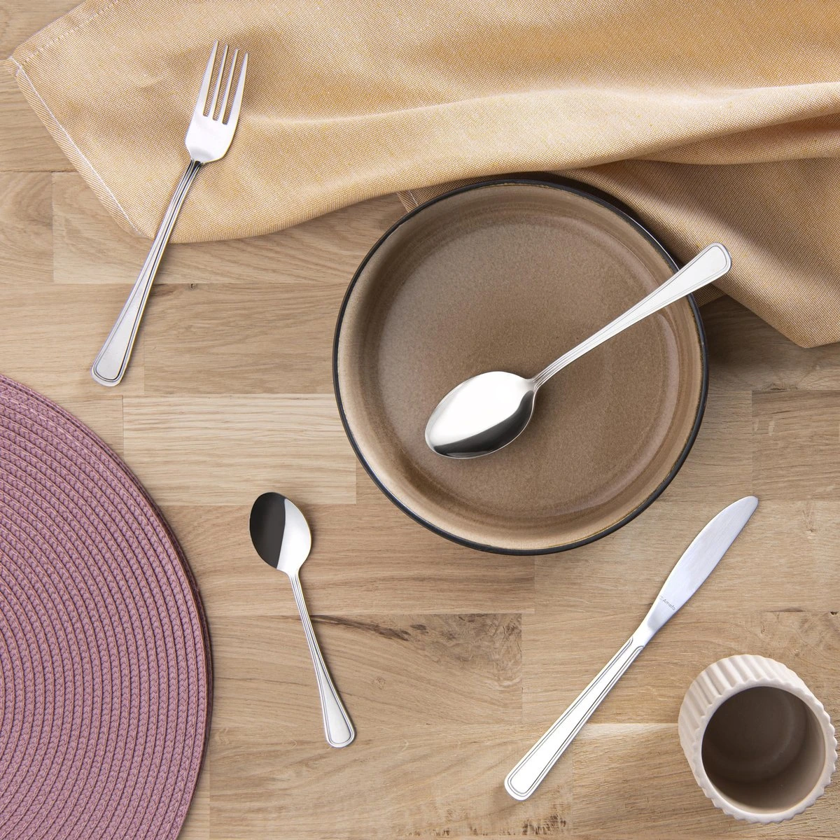 Amefa Bologna Bestekset - 24 Delig - 6 Persoons - Zilver - 5 Amefa Bologna Bestekset - 24 Delig - 6 Persoons - Zilver - - Afbeelding 5