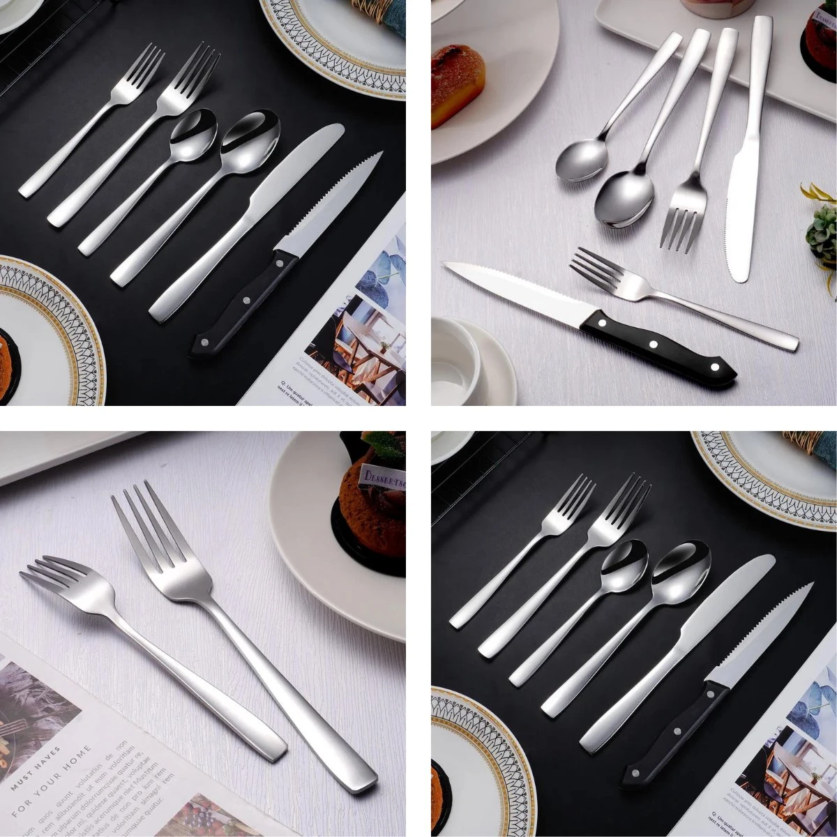 Veluw Bestekset 4 Persoons - Barcelona Bestekset 24 Delig - RVS 18/0 3 Veluw Bestekset 4 Persoons - Barcelona Bestekset 24 Delig - RVS 18/0 - Afbeelding 3