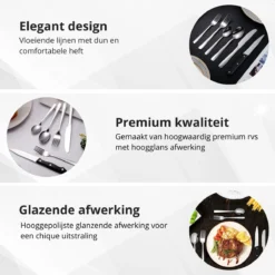 Veluw Bestekset 4 Persoons - Barcelona Bestekset 24 Delig - RVS 18/0 13 Veluw Bestekset 4 Persoons - Barcelona Bestekset 24 Delig - RVS 18/0 -Sola Winkel 1200x1200 147