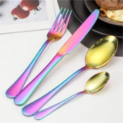 Merkloos Melili Bestekset-Bestek Set 24-delig-6 Persoons Bestekset-tafelmes-tafelvork-soeplepel-dessertlepel-roestvrijstalen Bestekset-multi Kleur -Sola Winkel 1200x1200 206