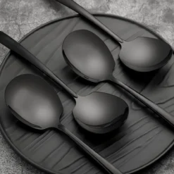 House Of Husk® Opscheplepel Set - Zwart - Serveerlepel - Groetelepel - Aardappellepel - 21cm - RVS - 4 Stuks 8 House Of Husk® Opscheplepel Set - Zwart - Serveerlepel - Groetelepel - Aardappellepel - 21cm - RVS - 4 Stuks -Sola Winkel 1200x1200 218