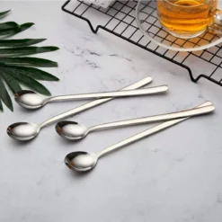 House Of Husk Latte Macchiato Lepels Set - Lange Theelepels - Koffielepels - Longdrinklepels - Sorbetlepels - Barlepel - RVS - 6 Stuks - 20CM - Zilver 16 House Of Husk Latte Macchiato Lepels Set - Lange Theelepels - Koffielepels - Longdrinklepels - Sorbetlepels - Barlepel - RVS - 6 Stuks - 20CM - Zilver -Sola Winkel 1200x1200 309