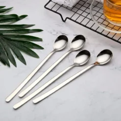 House Of Husk Latte Macchiato Lepels Set - Lange Theelepels - Koffielepels - Longdrinklepels - Sorbetlepels - Barlepel - RVS - 6 Stuks - 20CM - Zilver 17 House Of Husk Latte Macchiato Lepels Set - Lange Theelepels - Koffielepels - Longdrinklepels - Sorbetlepels - Barlepel - RVS - 6 Stuks - 20CM - Zilver -Sola Winkel 1200x1200 310