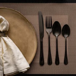 OEC Kitchen Bestekset 36-delig - Zwart - 6 Persoons - Steakmessen - Messen - Vorken - Lepels - RVS -Sola Winkel 1200x1200 37