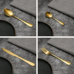 SensaHome - 20-Delige Bestek Set - Inclusief Mes/Vork/Lepel - 4 Personen - Goud 26 SensaHome - 20-Delige Bestek Set - Inclusief Mes/Vork/Lepel - 4 Personen - Goud -Sola Winkel 1200x1200 43