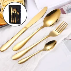 SensaHome - 20-Delige Bestek Set - Inclusief Mes/Vork/Lepel - 4 Personen - Goud 30 SensaHome - 20-Delige Bestek Set - Inclusief Mes/Vork/Lepel - 4 Personen - Goud -Sola Winkel 1200x1200 47