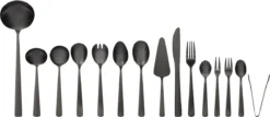 Swiss Pro+ Bestekset In Koffer-72 Delig-12 Persoons-Zwitsers Kwaliteit-Complete Set-100% Roestvrijstaal- Zwart -Sola Winkel 1200x518