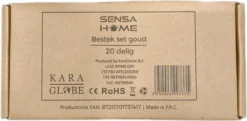 SensaHome - 20-Delige Bestek Set - Inclusief Mes/Vork/Lepel - 4 Personen - Goud 25 SensaHome - 20-Delige Bestek Set - Inclusief Mes/Vork/Lepel - 4 Personen - Goud -Sola Winkel 1200x589