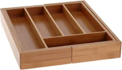 Excellent Houseware Bestekbak Hout Uitschuifbaar -Sola Winkel 1200x696