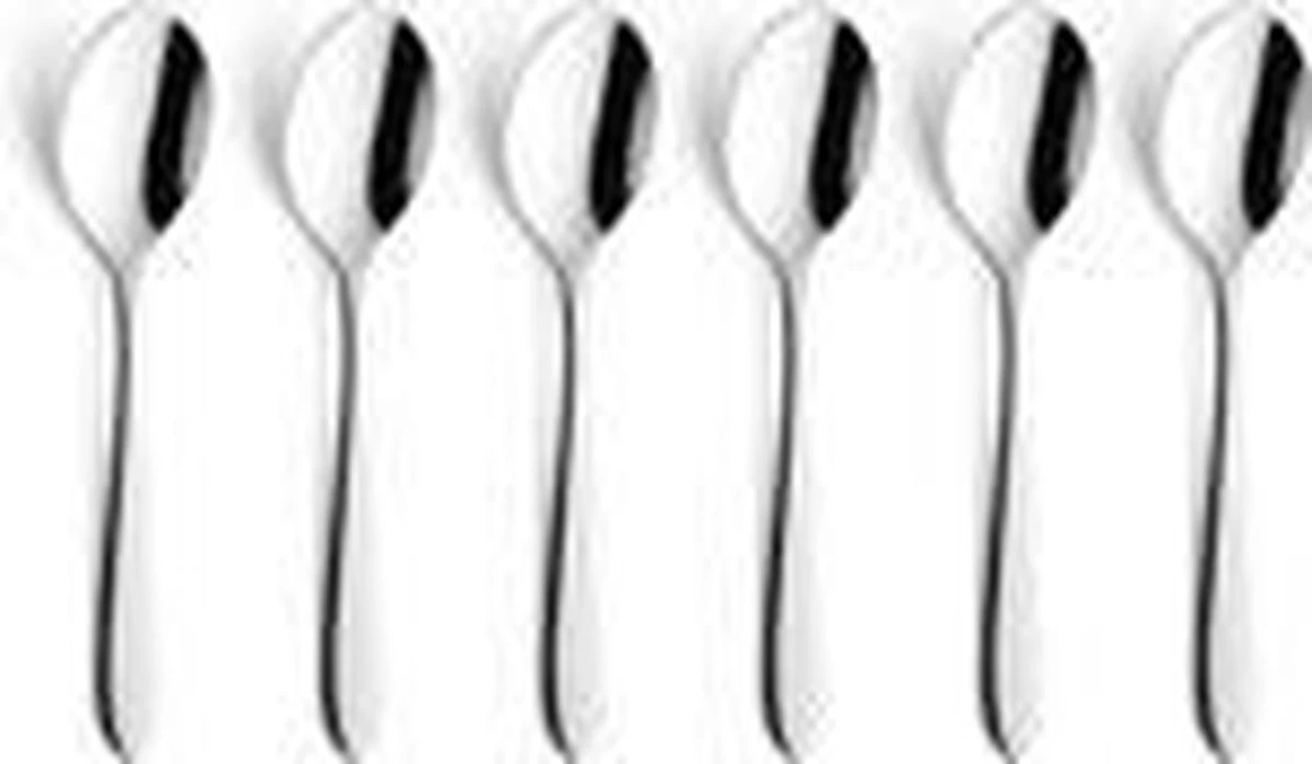 Merkloos Theelepels-Set-6-stuks-RVS 1 Merkloos Theelepels-Set-6-stuks-RVS