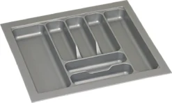 Culinorm Bestekbak - Besteklade - 55 Cm Breed X 50 Cm Diep - Grijs