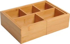 Verstelbare Lade Organizer - Voor Bestek/Keuken/Bureau/Make-Up/Accessoires – Uitschuifbare Lade Inzet Verdeler - Opbergbak Doos - Verstelbaar In 5 Of 7 Compartimenten - Duurzaam Bamboe Hout 13 Verstelbare Lade Organizer - Voor Bestek/Keuken/Bureau/Make-Up/Accessoires – Uitschuifbare Lade Inzet Verdeler - Opbergbak Doos - Verstelbaar In 5 Of 7 Compartimenten - Duurzaam Bamboe Hout -Sola Winkel 1200x754 1