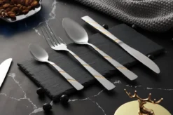 Swiss Pro+ Bestekset In Koffer-72 Delig-12 Persoons-Zwitsers Kwaliteit-Complete Set-100% Roestvrijstaal-Modern Gold 15 Swiss Pro+ Bestekset In Koffer-72 Delig-12 Persoons-Zwitsers Kwaliteit-Complete Set-100% Roestvrijstaal-Modern Gold -Sola Winkel 1200x799 56