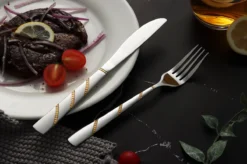 Swiss Pro+ Bestekset In Koffer-72 Delig-12 Persoons-Zwitsers Kwaliteit-Complete Set-100% Roestvrijstaal-Modern Gold 20 Swiss Pro+ Bestekset In Koffer-72 Delig-12 Persoons-Zwitsers Kwaliteit-Complete Set-100% Roestvrijstaal-Modern Gold -Sola Winkel 1200x799 61