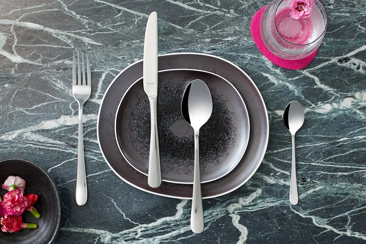 Amefa Austin Bestekset - 24 Delig - 6 Persoons - Zilver 1 Amefa Austin Bestekset - 24 Delig - 6 Persoons - Zilver