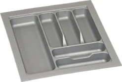 Culinorm Bestekbak - Besteklade - 45 Cm Breed X 50 Cm Diep - Grijs