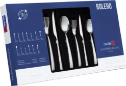 Sola Bestekset Bolero - Economy - 8 Persoons - 70 Delig - Zilver Chroomstaal 18/0 - RVS -Sola Winkel 1200x821