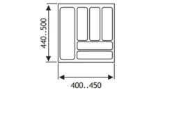 Culinorm Bestekbak - Besteklade - 45 Cm Breed X 50 Cm Diep - Grijs 5 Culinorm Bestekbak - Besteklade - 45 Cm Breed X 50 Cm Diep - Grijs -Sola Winkel 1200x850 4