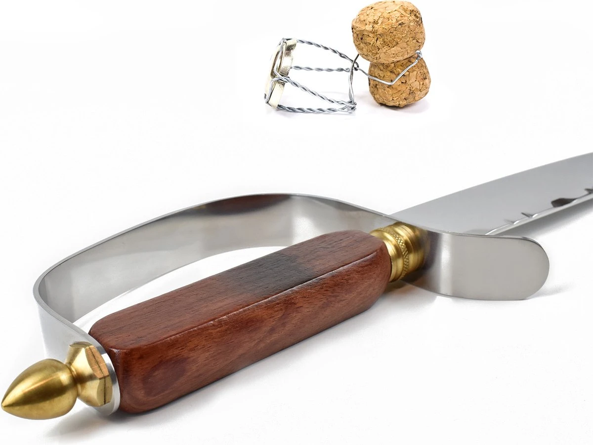Dymund® Sabreer Sabel - RVS - Professioneel Champagnesabel - Incl. Bewaardoos - 44,5 Cm 3 Dymund® Sabreer Sabel - RVS - Professioneel Champagnesabel - Incl. Bewaardoos - 44,5 Cm - Afbeelding 3