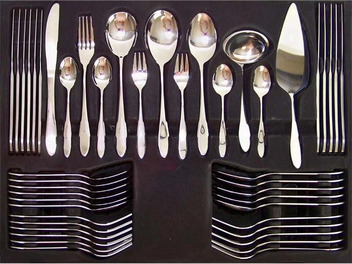 Excellent Houseware Romarino Bestekset - 60-delig - 6 Persoons 6 Excellent Houseware Romarino Bestekset - 60-delig - 6 Persoons - Afbeelding 6
