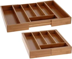 Excellent Houseware Bestekbak Hout Uitschuifbaar -Sola Winkel 1200x981