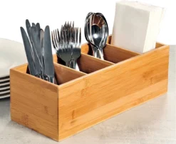 Merkloos Bestekbak FSC® Bamboe Hout - Staande Bestekhouder - Bestekbakje Houder - Bestek Bak Organizer- Bestekcassette - 35 X 14 X 12 Cm 6 Merkloos Bestekbak FSC® Bamboe Hout - Staande Bestekhouder - Bestekbakje Houder - Bestek Bak Organizer- Bestekcassette - 35 X 14 X 12 Cm -Sola Winkel 1200x984 1