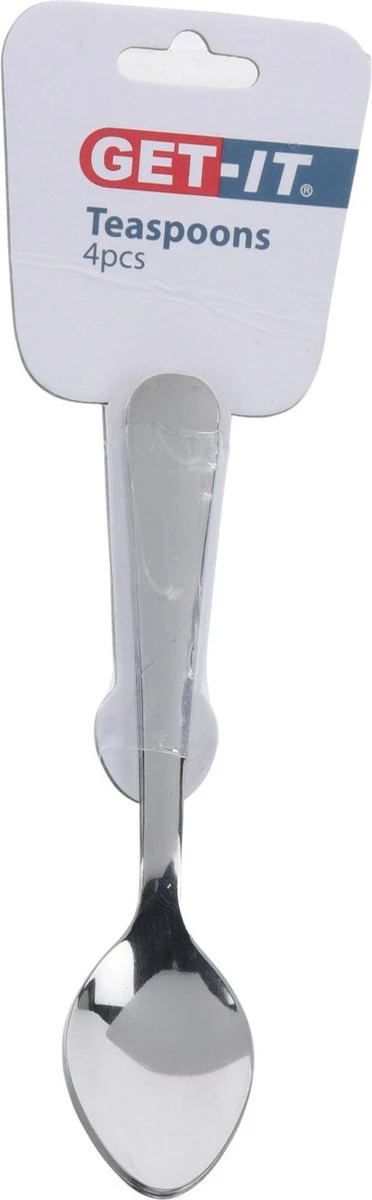 Get-it Koffie/thee Lepeltjes - 4st - RVS -12 Cm - Keukenbenodigdheden 2 Get-it Koffie/thee Lepeltjes - 4st - RVS -12 Cm - Keukenbenodigdheden - Afbeelding 2