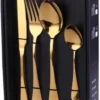 SensaHome - 20-Delige Bestek Set - Inclusief Mes/Vork/Lepel - 4 Personen - Goud