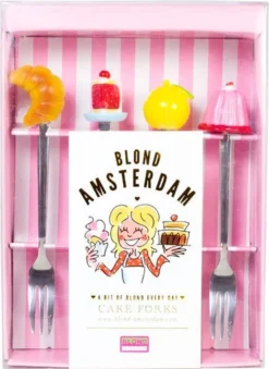 Blond Amsterdam – Even Bijkletsen - Cake Set Gebaksvorkjes