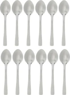 Koffielepels/theelepels - 12 Stuks - RVS - 9,5 Cm