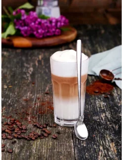 Merkloos Latte Macchiato Lepels – RVS Lange Yoghurt, Dessert Of Koffie Lepeltjes – Set Van 6 Stuks -Sola Winkel 912x1200 2